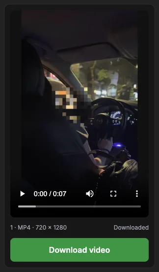 A video item in the narrow website layout.